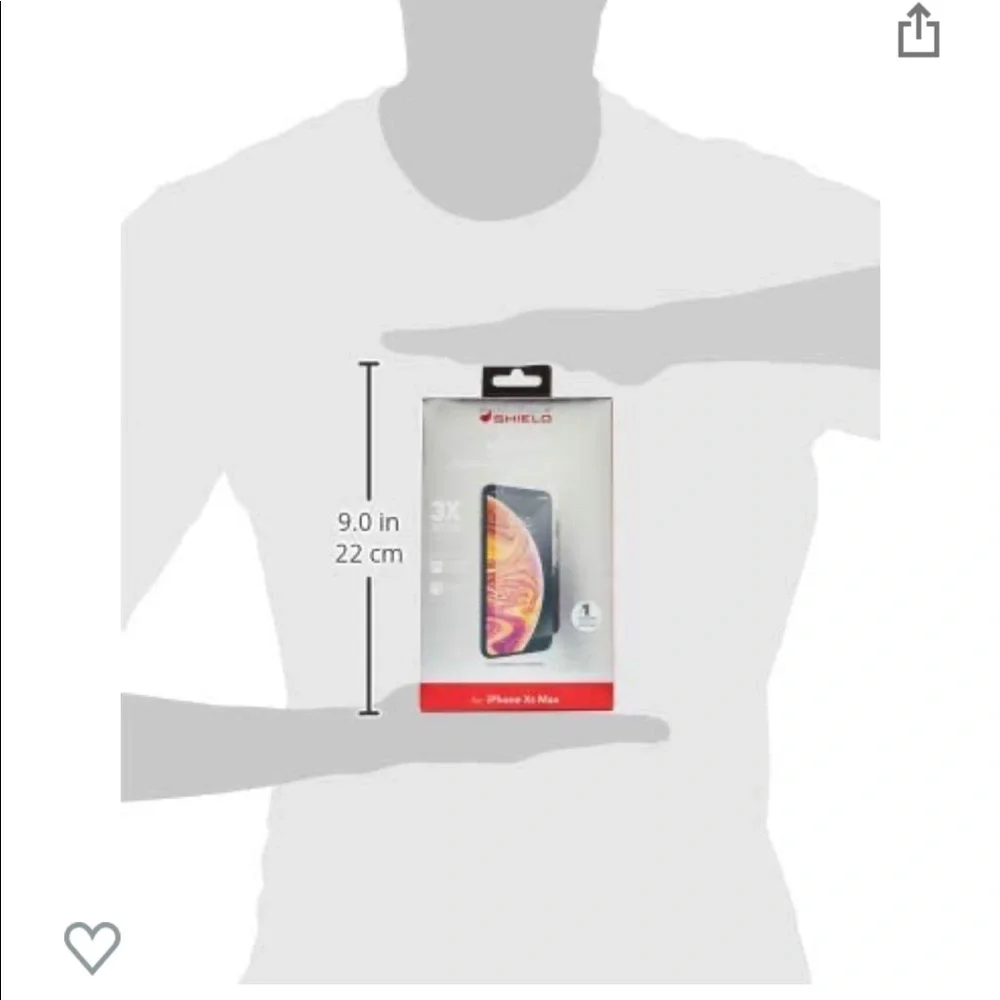 ZAGG - InvisibleShield Glass+ Screen Protector - Apple iPhone Xs MAX